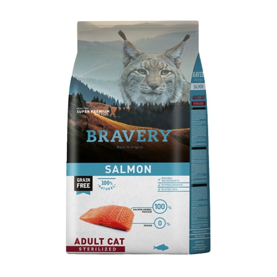 Bravery Salmon Adult Cat Sterilized 2 kg