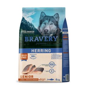 Bravery Herring Senior Large/Medium Breeds 4 Kg