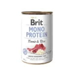 Brit Mono Protein Lamb & Rice (Cordero & Arroz) Lata 400 Gr