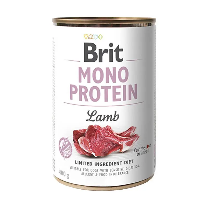Brit Mono Protein Lamb (Cordero) Lata 400 Gr