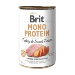 Brit Mono Protein Turkey & Sweet Potato (Pavo & Papas) Lata 400 Gr