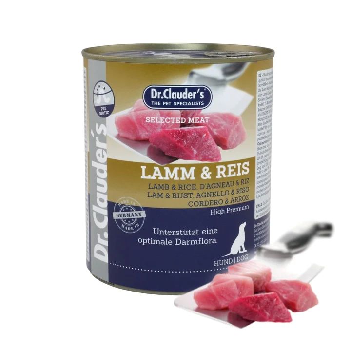 Dr. Clauder´s Selected Meat Lamb & Rice Lata - Imagen 2