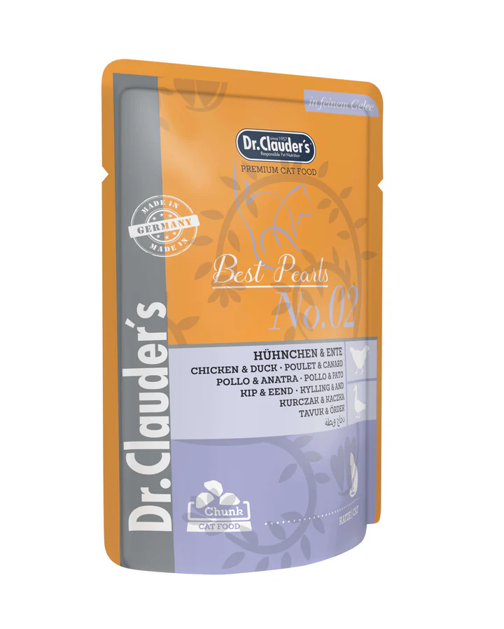 Dr. Caluders N°2 Best Pearls Chicken & Duck Gatos 100 Gr
