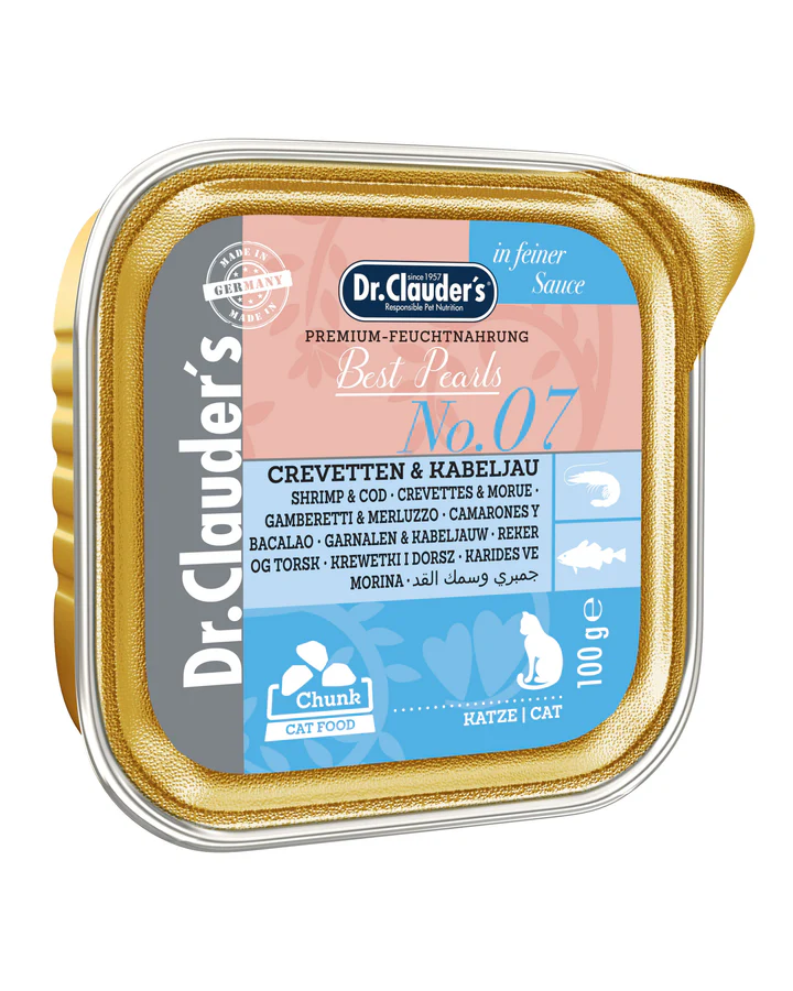 Dr. Caluder´s N°7 Best Pearls Cod & Crevettes Gatos 100 Gr
