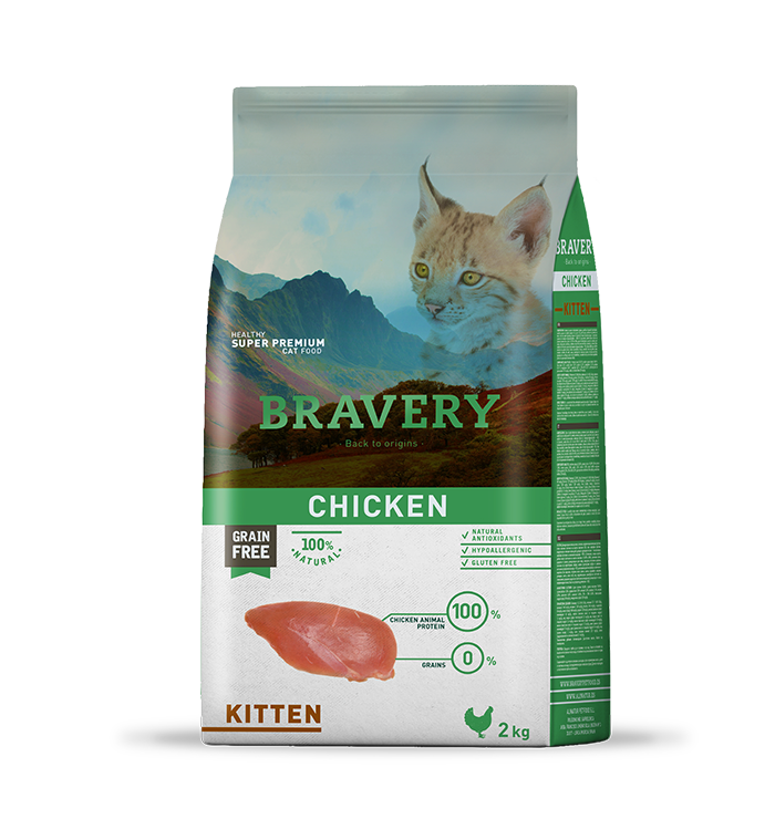 Bravery Chicken Kitten 2 kg