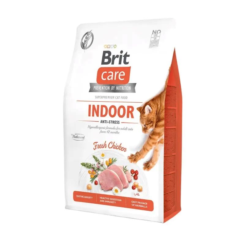 Brit Care Cat Grain-Free Indoor Anti-Stress 2 Kg