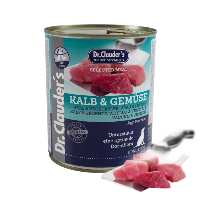 Dr. Clauder´s Selected Meat Veal & Vegetables Lata - Imagen 2