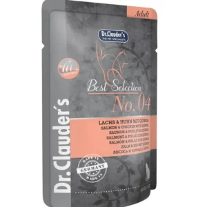 Dr Clauder´s N°4 Best Selection Salmon & Chicken With Quinoa Gatos 85 Gr