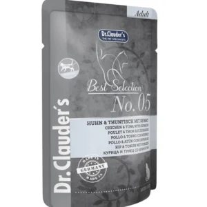 Dr. Clauder´s N°5 Best Selection Chicken & Tuna With Spinach Gatos 85 Gr
