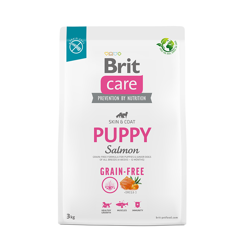 Brit Care Dog Grain-Free Puppy Salmon 3 Kg