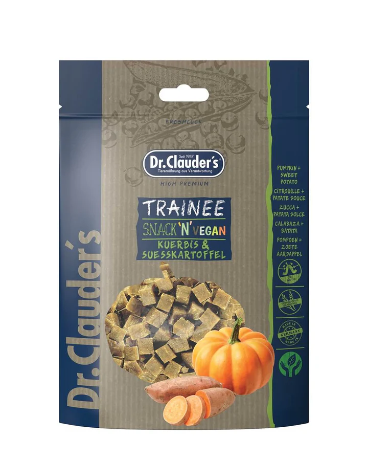 Dr. Clauder´s Trainee Snack Vegan Pumpkin & Sweet Potato 80 Gr