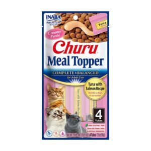 Churu Cat Meal Topper Tuna/Salmon x4