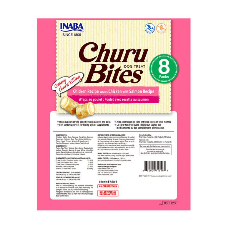 Churu Bites Dog Chicken/Salmon x8 - Imagen 2