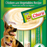 Churu Dog Chicken/Vegetal x 4