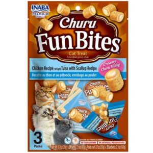Churu Cat Fun Bites Chicken/Tuna/Scallop x3